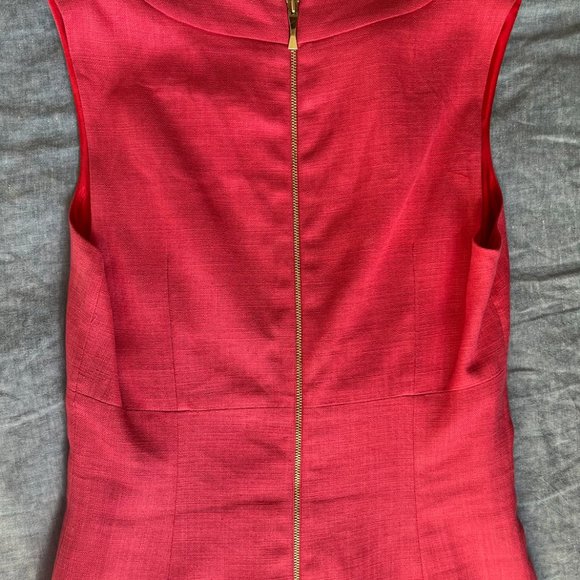 Kate Spade Pink Linen Cabochon Embellished Dress - Picture 6 of 13